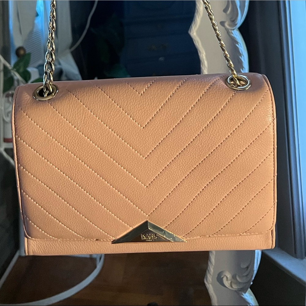 Karl lagerfeld bag in pink